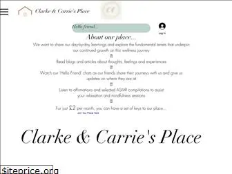 clarkeandcarriesplace.com