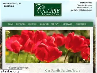 clarkefuneralhome.com