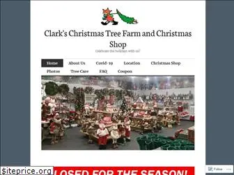 clarkschristmastrees.com