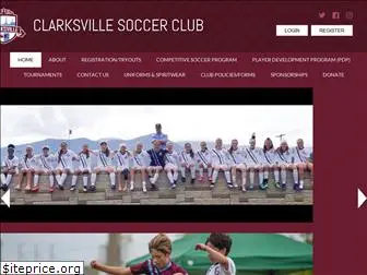 clarksvillesoccerclub.com