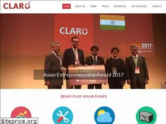 www.claroenergy.in