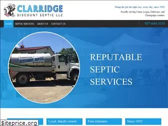 clarridgesdiscountseptic.com