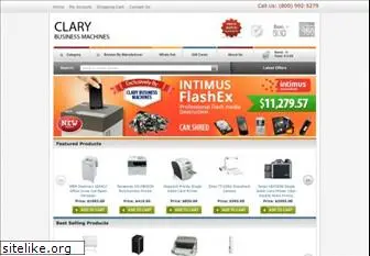 clarybusinessmachines.com