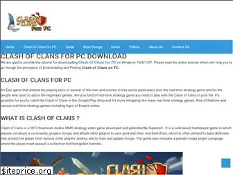 clashofclansforpcon.com