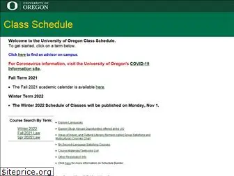 classes.uoregon.edu