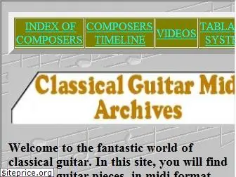 classicalguitarmidi.com