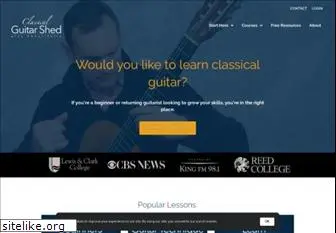 classicalguitarshed.com