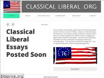 classicalliberal.org