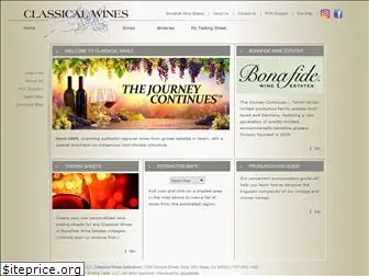 classicalwines.com