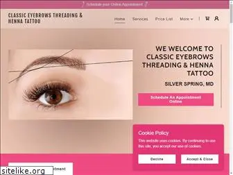 classiceyebrows.com