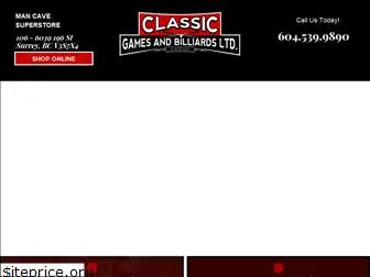 classicgamesandbilliards.com