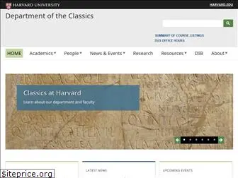 classics.fas.harvard.edu