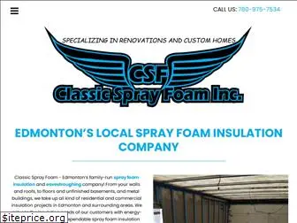 classicsprayfoam.ca