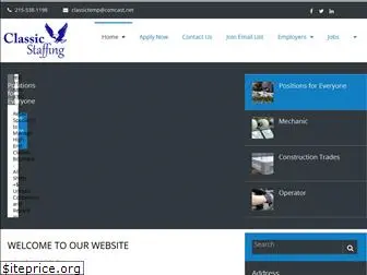 classicstaffingservice.com