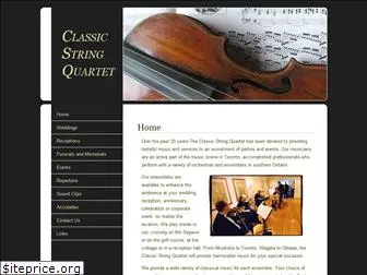 classicstringquartet.com