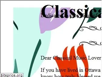 classymusic.ca