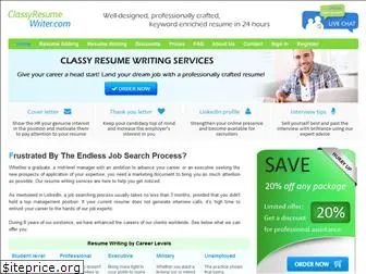 classyresumewriter.com