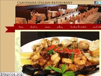 claudianarestaurant.com