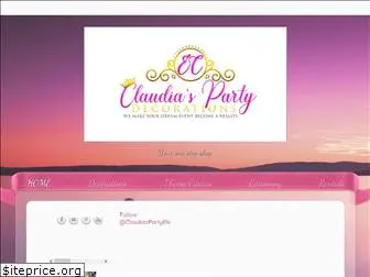 claudiaspartydecorations.com