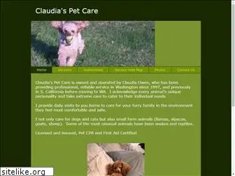 claudiaspetcare.com