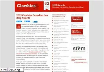 clawbies.ca