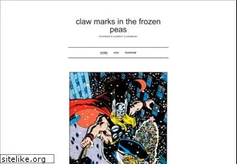 clawmarksinthefrozenpeas.com