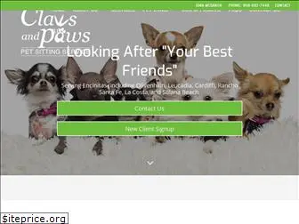 clawsandpawspetsitting.com