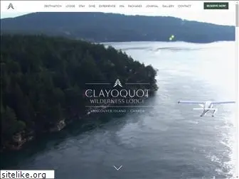 clayoquotwildernesslodge.com