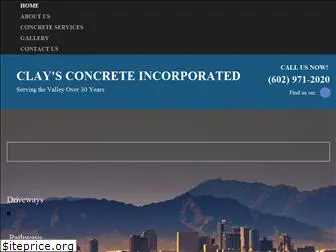 claysconcrete.com