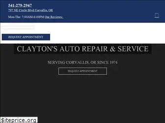 claytonsautoservice.com