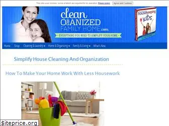 clean-organized-family-home.com