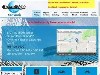 cleanandbrightcarwash.com