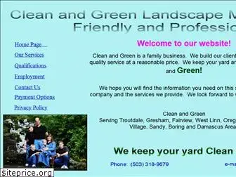cleanandgreenlandscape.com