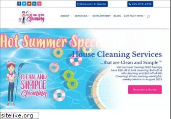 cleanandsimplecleaning.com