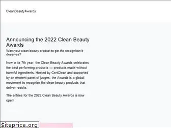 cleanbeautyawards.com