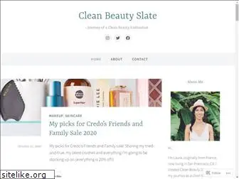 cleanbeautyslate.com