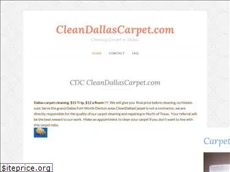 cleandallascarpet.com