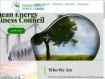 cleanenergybusinesscouncil.com