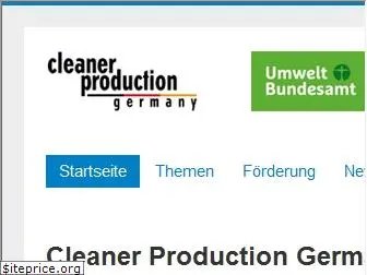 cleaner-production.de