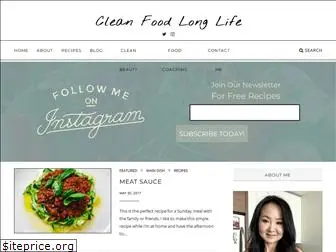 cleanfoodlonglife.com