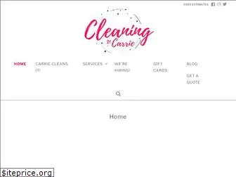 cleaningbycarrie.com