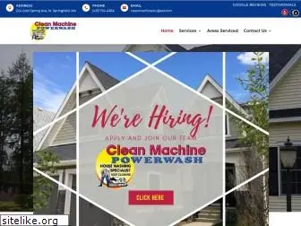 cleanmachinepowerwash.com