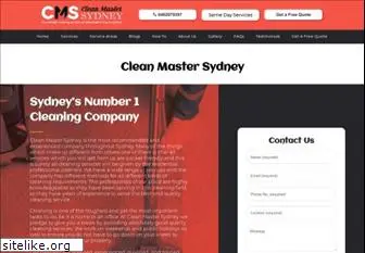 cleanmastersydney.com.au