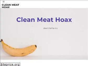 cleanmeat-hoax.com