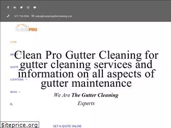 cleanproguttercleaning.com