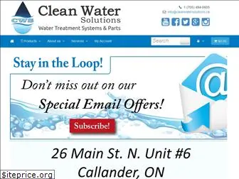 cleanwatersolutions.ca