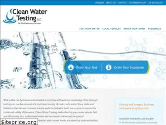 cleanwatertesting.com