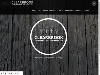 clearbrookchiropractic.ca