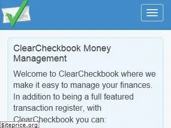 clearcheckbook.com