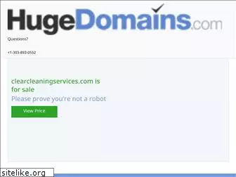 clearcleaningservices.com